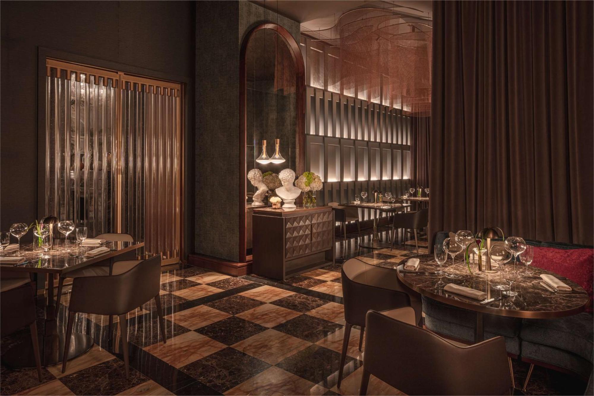 Anantara Palazzo Naiadi Rome Hotel - A Leading Hotel Of The World Εξωτερικό φωτογραφία The interior of the restaurant