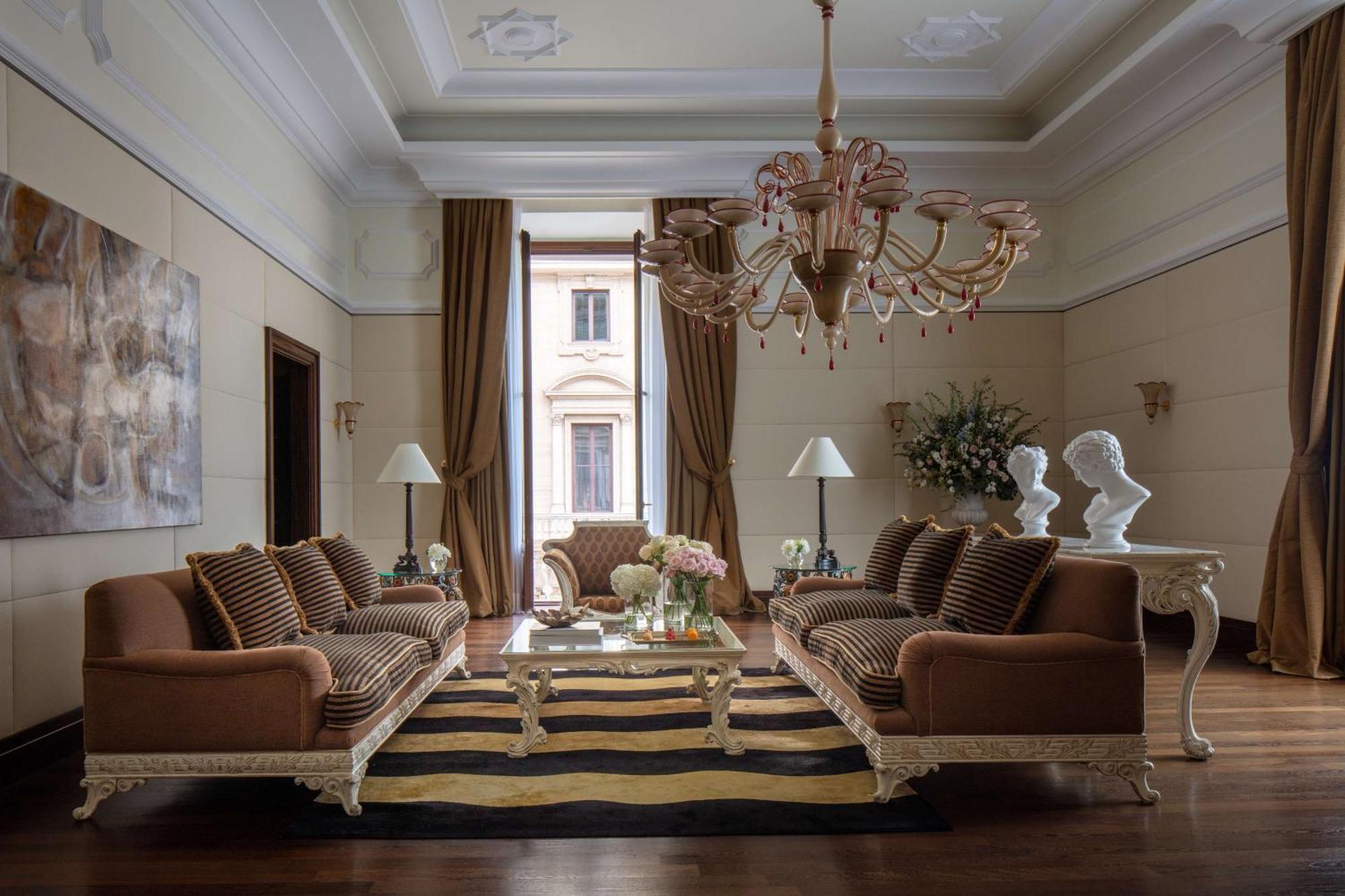 Anantara Palazzo Naiadi Rome Hotel - A Leading Hotel Of The World Εξωτερικό φωτογραφία A living room